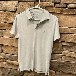 Express men’s grey polo